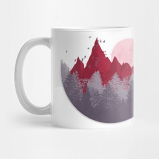 The Burgundy Mountains Mug